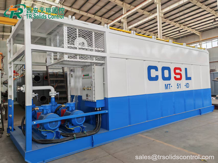 為中海石油服務生產(chǎn)的泥漿混合系統(tǒng)