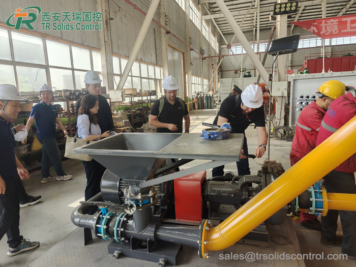 固控系統(tǒng)接受國外客戶考察