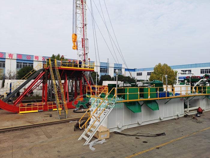 用于油田的天瑞50固控系統(tǒng)現(xiàn)場安裝完畢