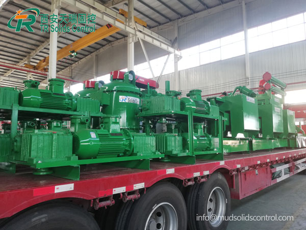 一批油田固控設(shè)備出口海外