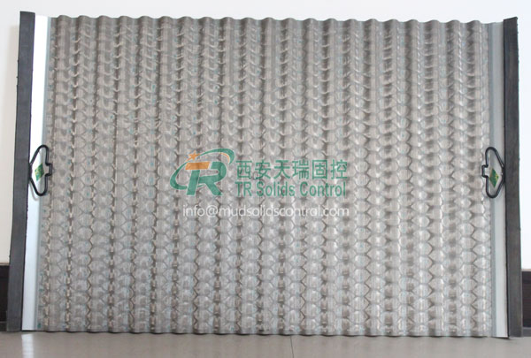 波浪型金字塔篩網(wǎng)用于石油振動篩